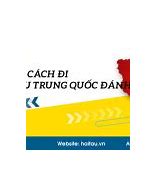 Thủ Tục Đi Quảng Châu Trung Quốc